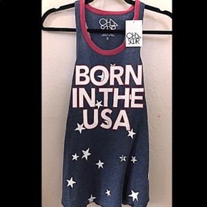 NWT made in the USA racer back tank.